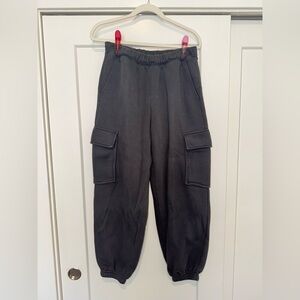 Abercrombie & Fitch Charcoal Utility Jogger Pants